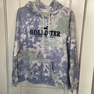 Hollister Tie Dye Hoodie sz L